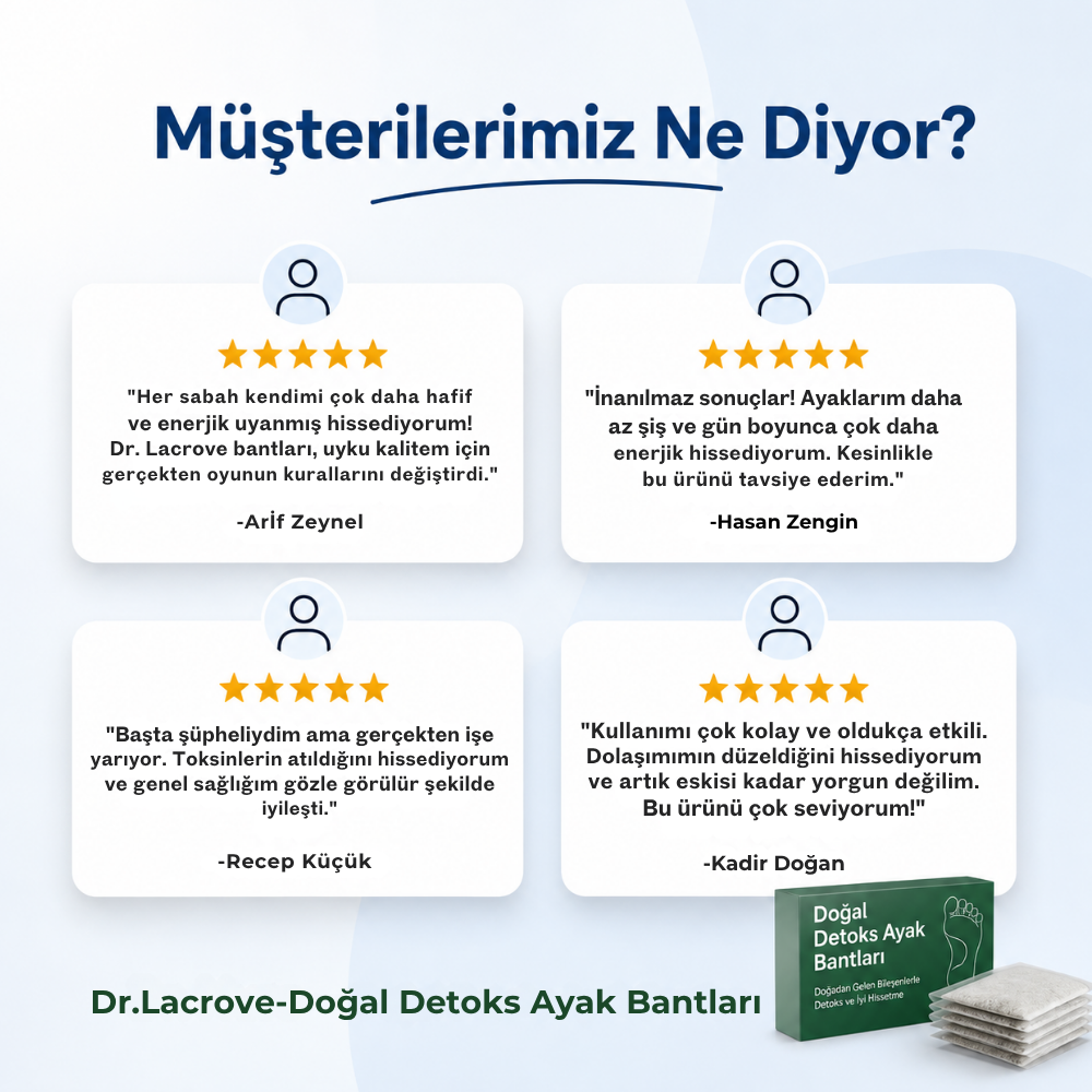 Dr.Lacrove-Bitkisel Detoks Ayak Bantları